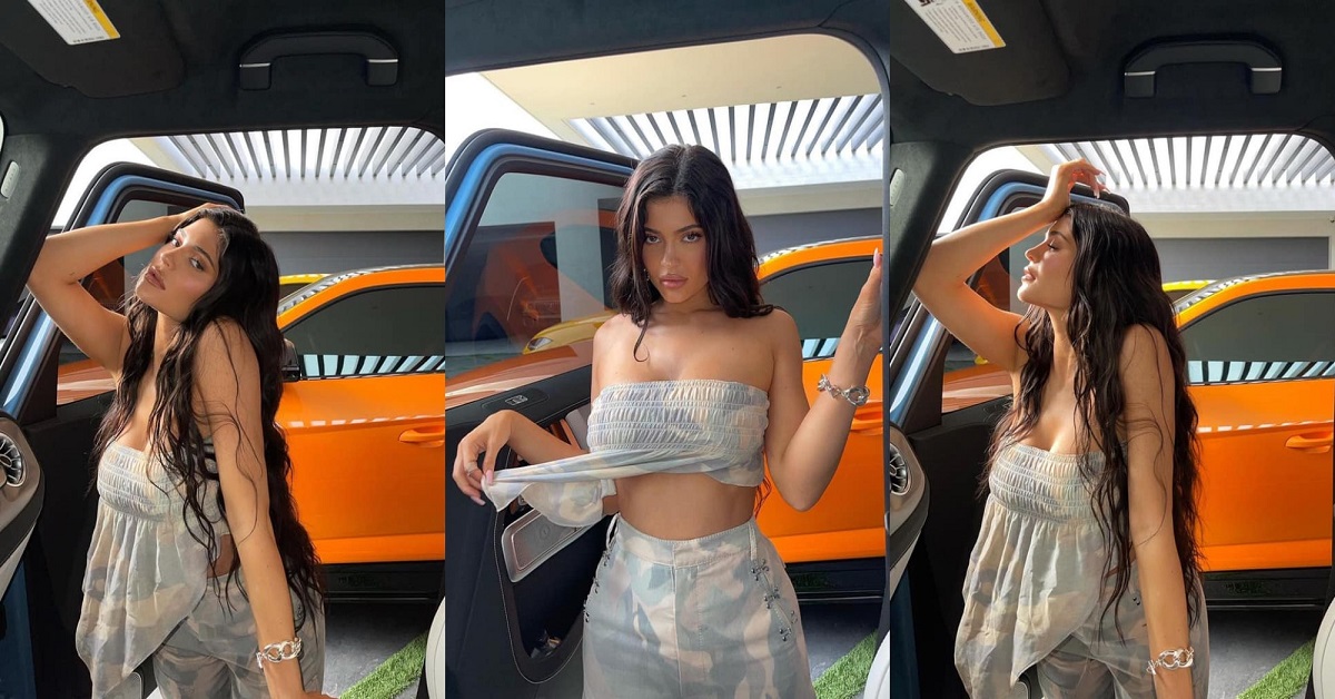 Kylie Jenner Tackles Spring’s Most Daring Trend in a New Bodysuit & Her Favorite Twisting Pumps