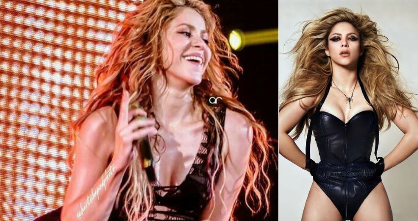 Shakira Lets Her Bra Peep Through Her Blazer, Forgets Her Shirt At Home