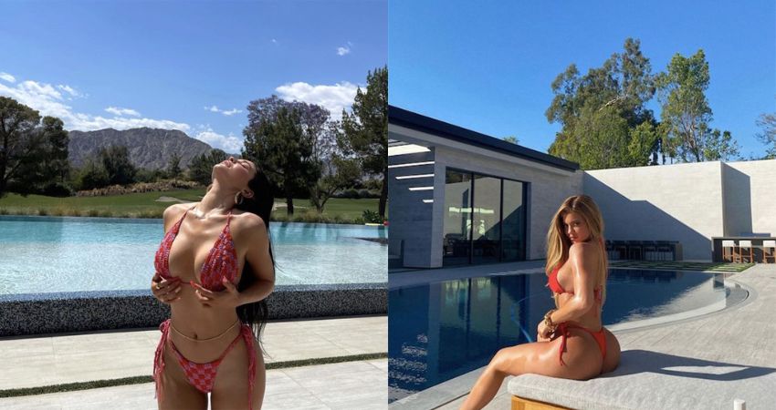 Kylie Jenner is ‘H๏τ summer girl’ as she sets the internet on fire in red ʙικιɴι