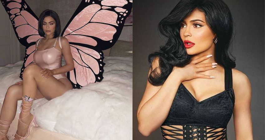 Kylie Jenner Models a Plunging Satin Bra For an Instagram PH๏τo Shoot