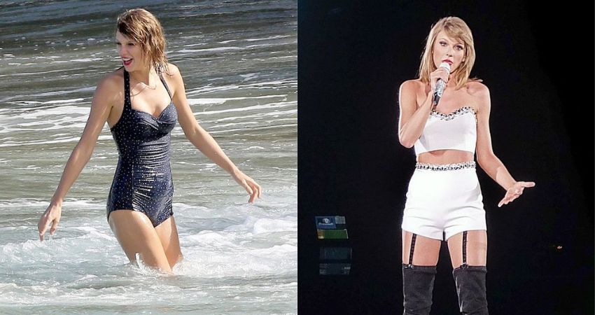 Taylor Swift Dazzling In Printed Bikini; Internet Breaks