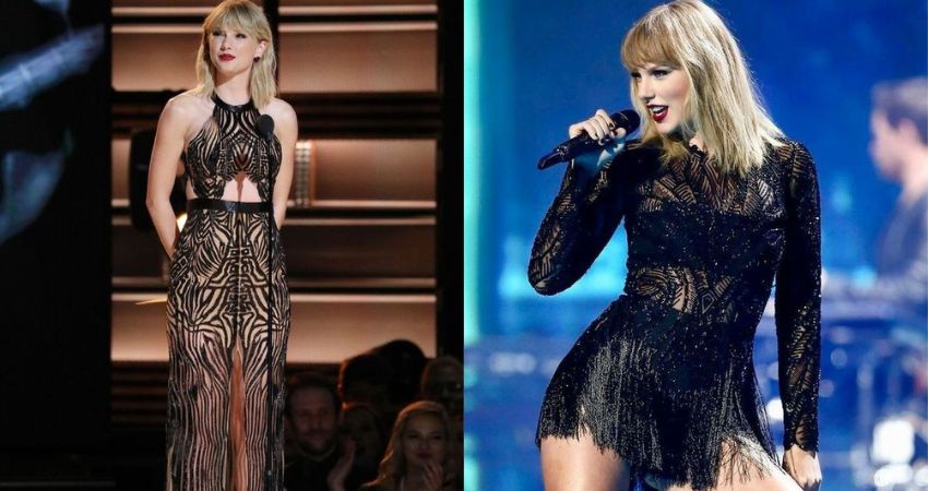 Taylor Swift Or Miley Cyrus: Who Made Our Jaws Drop In Sexy Black Sequin Outfit?