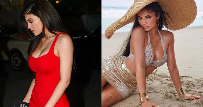 Kylie Jenner raises temperatures in Miami as she flashes the flesh in a Sєxy red dress