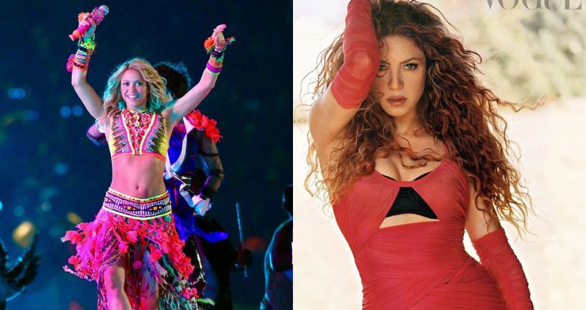 SHAKIRA RECREATES A BELLA DOSE DANCE ROUTINE WEARING A JLO-APPROVED BRAND