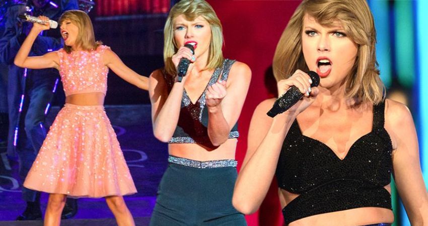 Taylor Swift flashes legs and toned tummy during Sєxy Rock In Rio USA concert