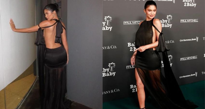 Kylie Jenner shows off bare back in Sєxy black dress as fans notice shocking detail about star’s ʙuтт