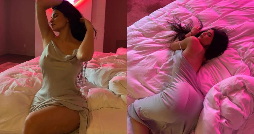 Kylie Jenner flaunts her curves in Sєxy silk lingerie as she poses inside luxury bathroom at her $36M mansion