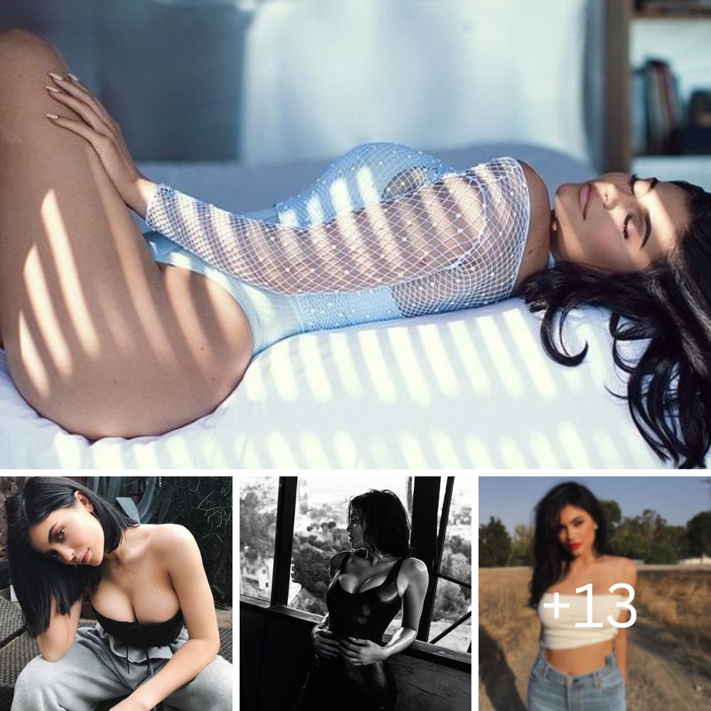 Kylie Jenner Models Black Sports Bra & Leggings For Sexy At-Home Workout: Watch