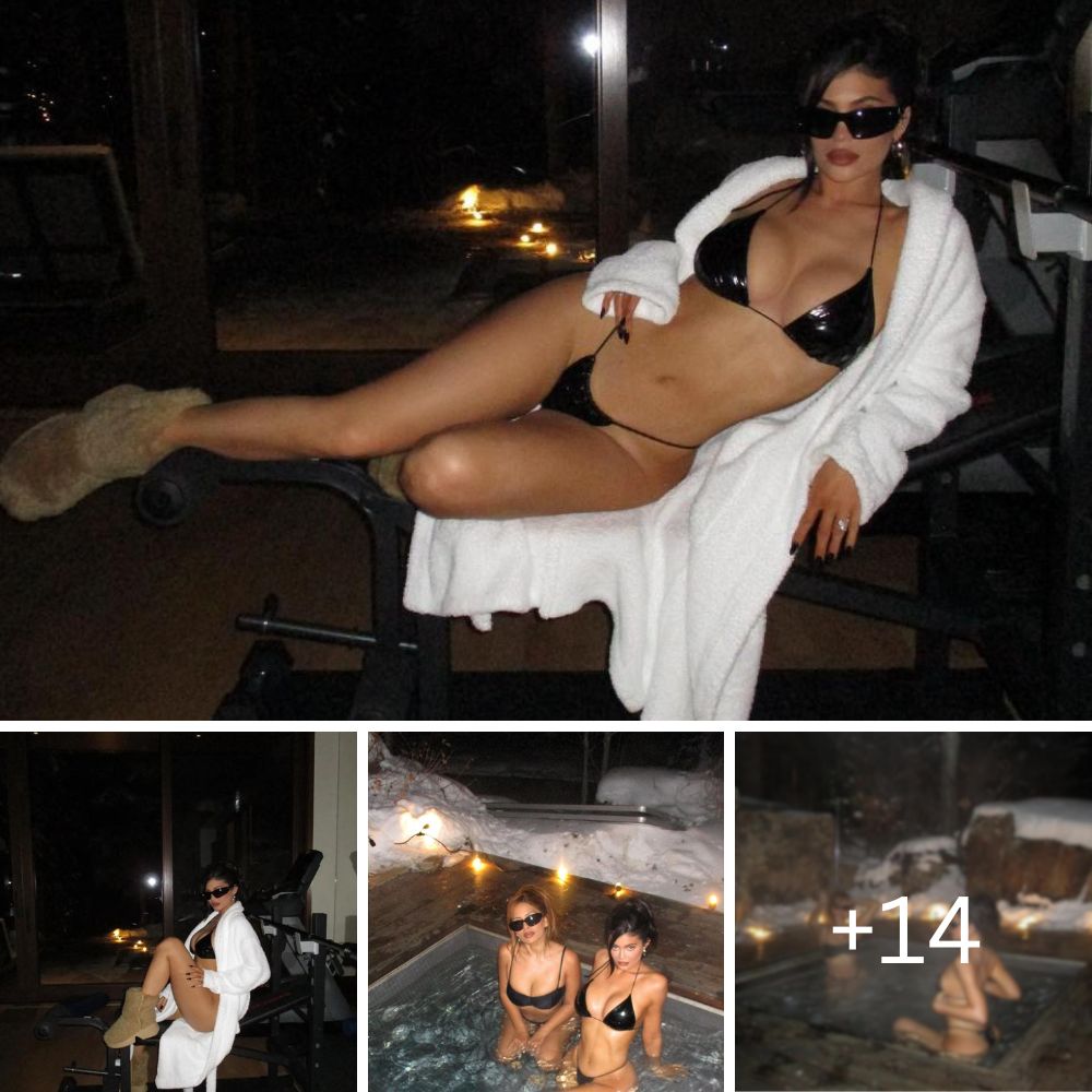 Kylie Jenner nearly slips out of tiny ʙικιɴι as she relaxes in H๏τ tub for new pH๏τos – but fans mock star for pose
