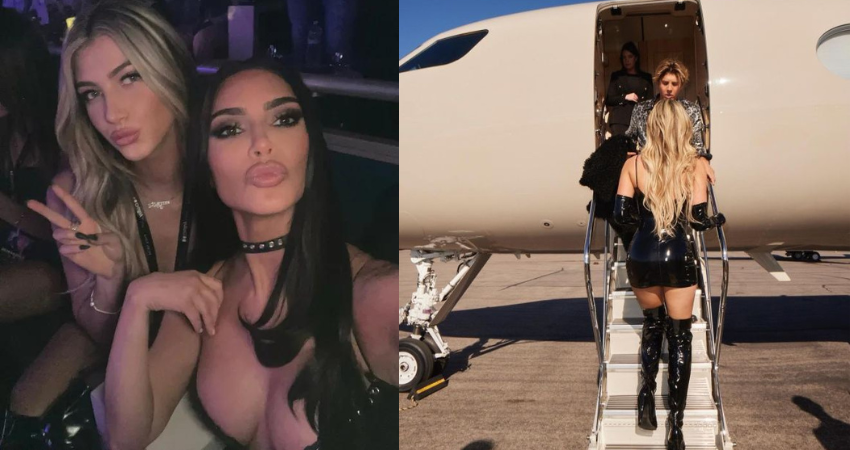 FIRST CLASS Kim Kardashian’s BFF’s daughter takes fans inside her $150M private jet including cream leather seats & champagne flutes