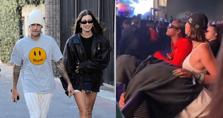 Hailey Bieber Comforts A Sad Looking Justin Bieber While At Coachella Together