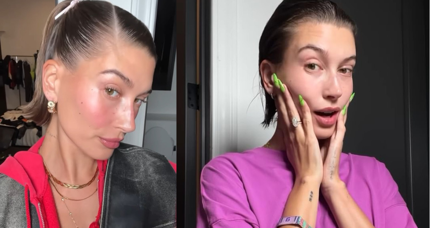 Justin Bieber’s wife goes makeup-free to promote Rhode skincare as she shares her go-to Coachella look