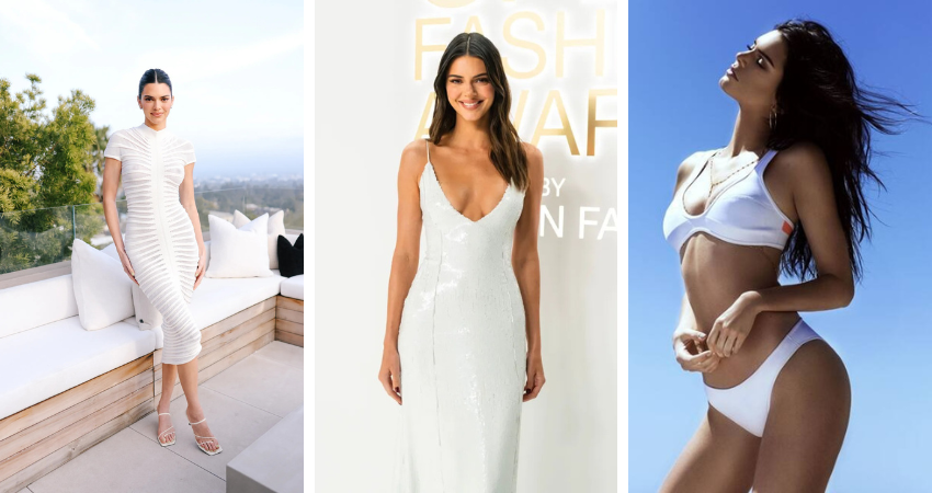 Kendall Adds Barely-There Sandals To A Barely-There Dress