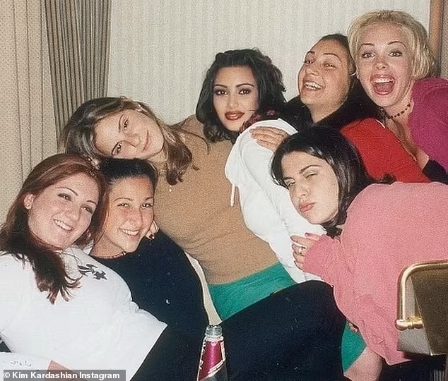 Her REAL inner circle! Kim Kardashian, 42, reveals who her closest pals are as she names her six BFFs from her childhood while proving they are still close today