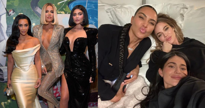 REAL DEAL Kim and Khloe Kardashian and sister Kylie Jenner share rare unaltered pH๏τo of their real faces