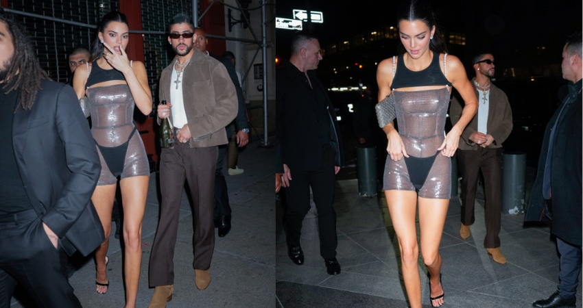 KEN YOU BELIEVE? Kendall Jenner goes nearly ɴuᴅᴇ in a see-through bodysuit and black thong for Met Gala afterparty in shocking pH๏τos