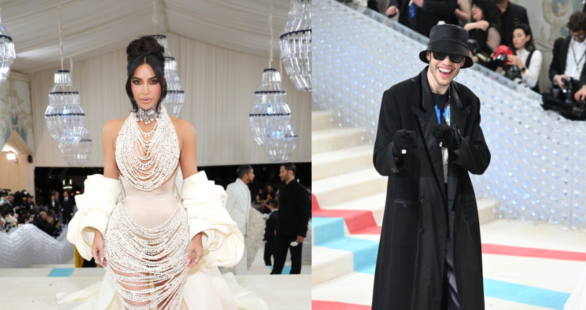 QUICK EX-IT Kim Kardashian narrowly avoids awkward run-in with ex Pete Davidson as they arrive at the Met Gala just minutes apart