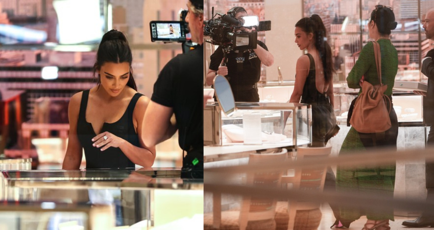 SPOTTED Kim Kardashian appears to film 4th season of Hulu reality show in new tell-tale pics from NYC trip