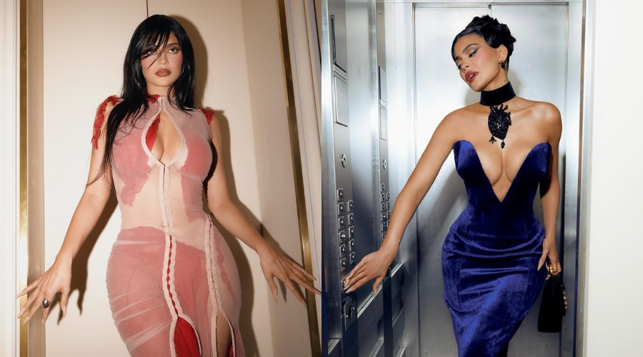 Kylie Jenner risks baring all as she parades hourglᴀss curves in sheer cut-out dress