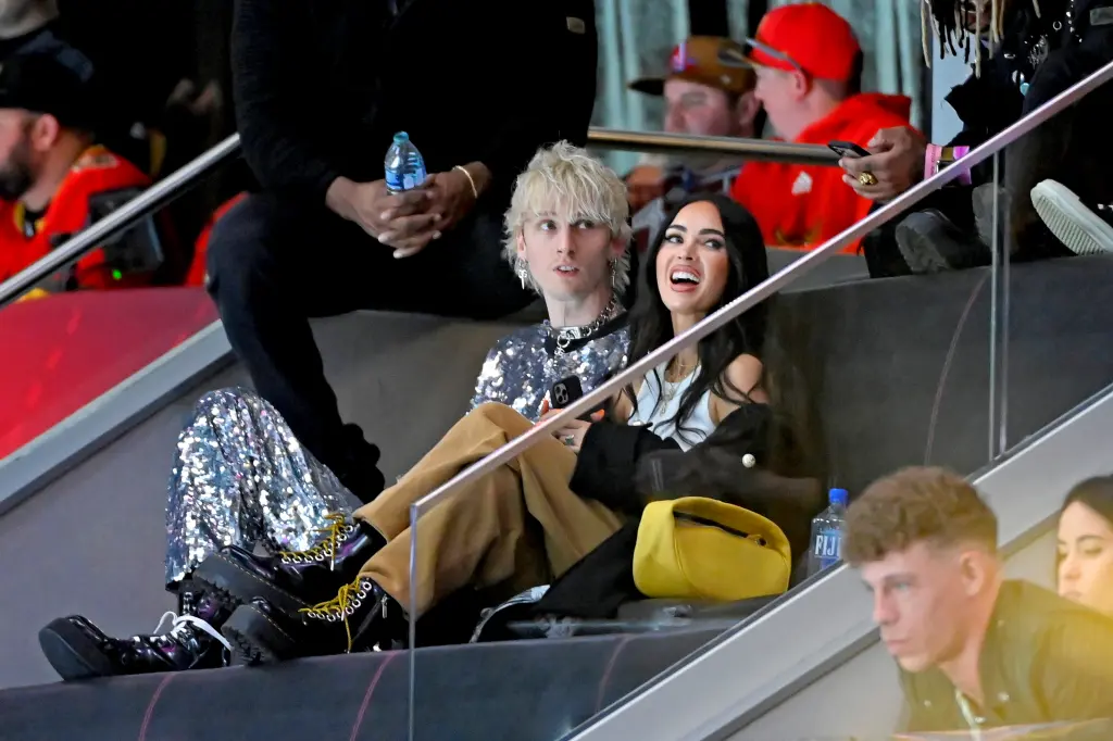 Megan Fox supports Machine Gun Kelly at Germany concert as they work to save their relationship