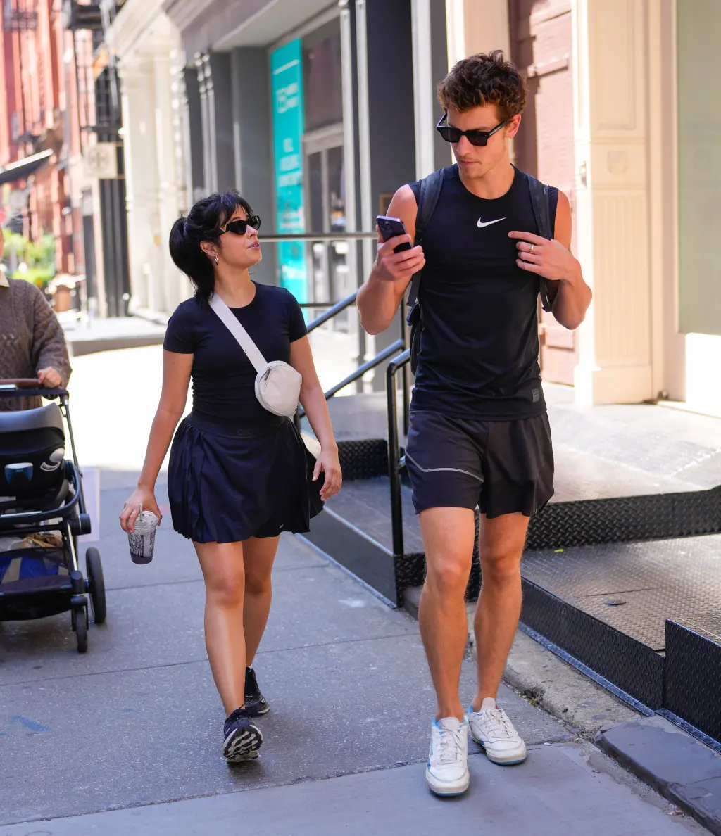 Camila Cabello wore this viral belt bag for an outing with Shawn Mendes