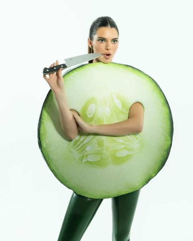 Kendall Jenner, who can’t cut a cucumber, says she often cooks for friends