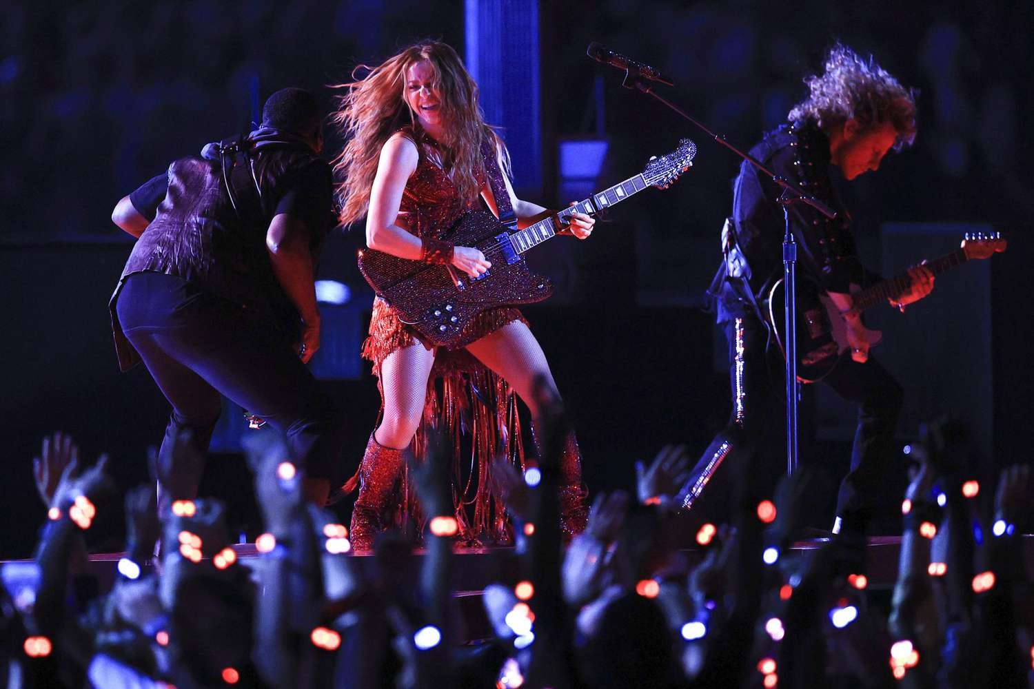 Watch Shakira Play Guitar + Drums During Super Bowl LIV Halftime Show