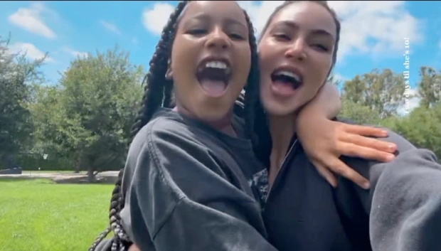 GROWING UP North West, 9, hugs mom Kim Kardashian in adorable new TikTok as reality star counts down to preteen’s birthday