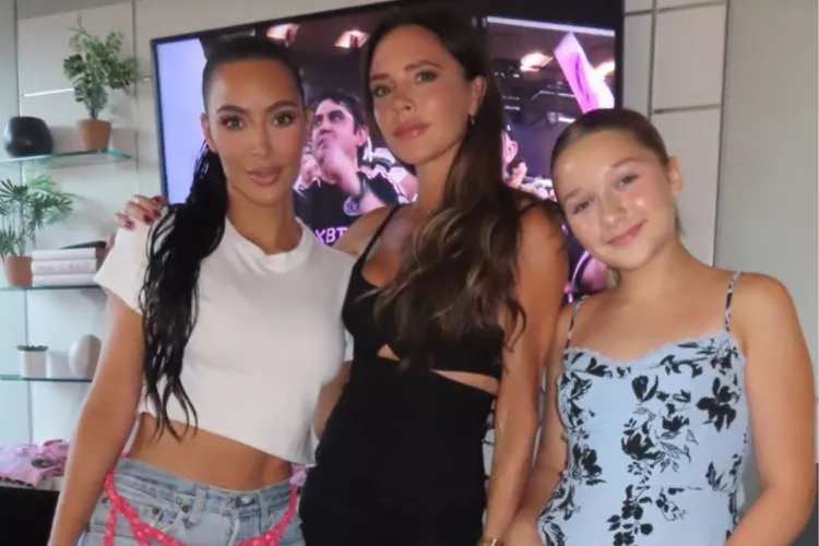 Victoria Beckham Shares Inter Miami Match Snap with Kim Kardashian and Daughter Harper: ‘Girl’s Night’