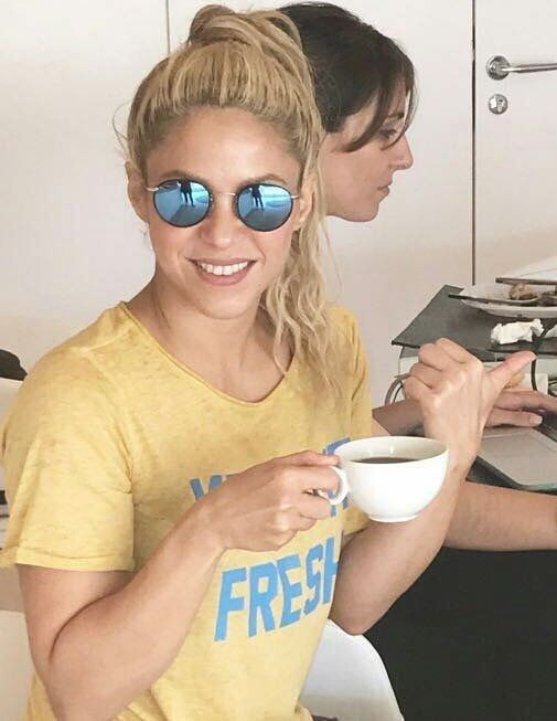 Shakira attends Silverstone – it’s her third time at F1 this season…