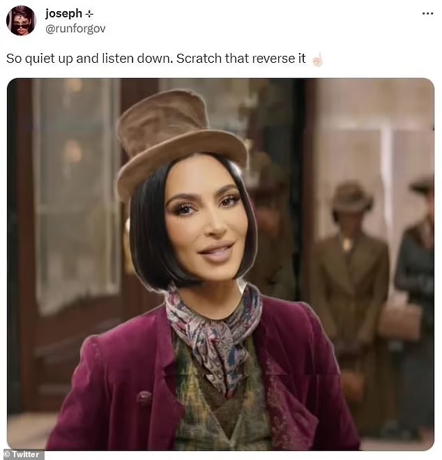 Kim Kardashian gets compared to Shrek’s Lord Farquaad and Johnny Depp’s Willy Wonka as social media users poke fun at her new bob: ‘Run for your life Augustus Gloop’