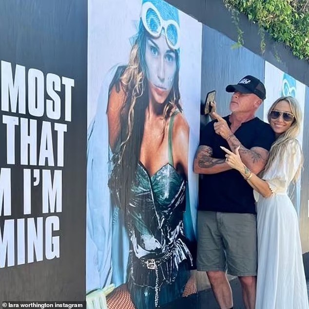 Miley Cyrus’ new ‘stepdad’ Aussie actor Dominic Purcell posts proud picture with the popstar during outing with her mother Tish: ‘Love ya both’