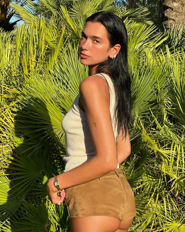 LIPA FAITH Dua Lipa shows off her ‘sun bum’ in a pair of H๏τpants in Sєxy Instagram snap