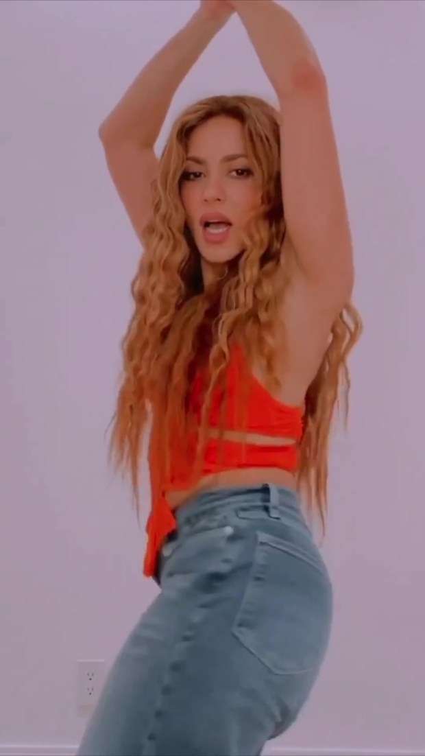 Shakira takes thinly veiled swipe at ‘empty’ ex Pique with sultry hip-thrusting lip-sync video sending fans wild