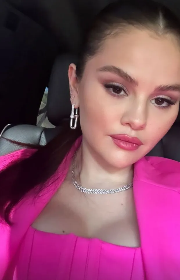 SEXY SELENA Selena Gomez shows off incredible curves in $2.5k pink outfit at LA party and admits her ‘terror’ over major development