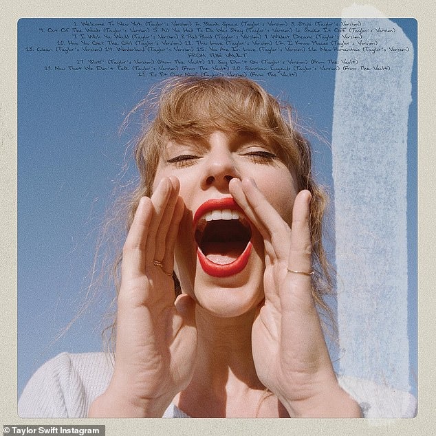 Taylor Swift unveils new back covers for her highly-anticipated 1989 re-record and the names of all FIVE bonus tracks – including one called Slut!