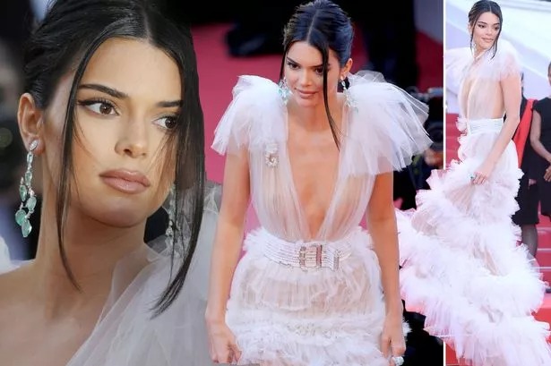 Braless Kendall Jenner almost bares her boobs in daring Cannes frock that shows off her teeny-tiny waist