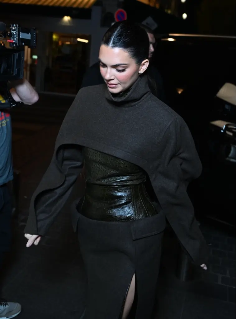 Kendall Jenner confuses fans with corseted turtleneck dress: ‘What the f—k u wearing’