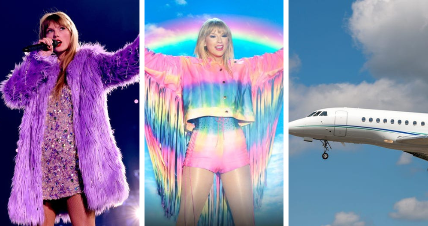 Taylor Swift’s private jets have spent over 166 hours crisscrossing the US during the singer’s colossal Eras tour