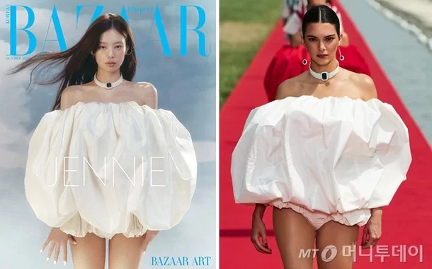 BLACKPINK’s Jennie wore the same dress as Kendall Jenner and netizens got mixed reactions