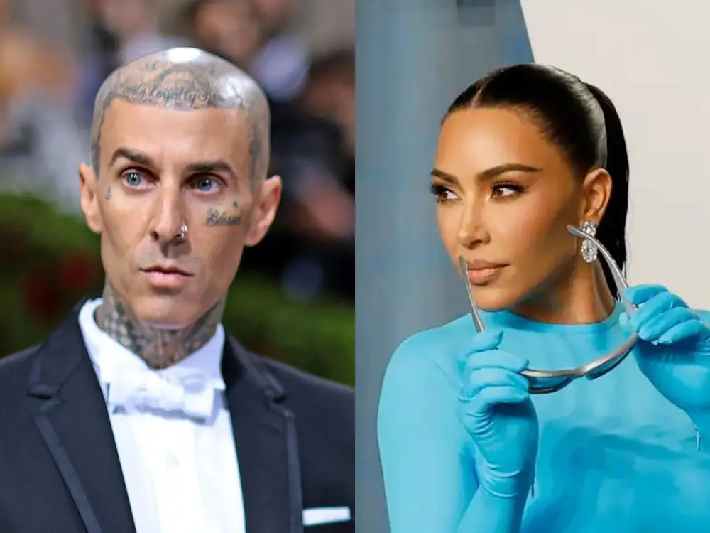 Here’s a reminder that Travis Barker couldn’t stop ‘checking out’ Kim Kardashian when they first met in the 2000s