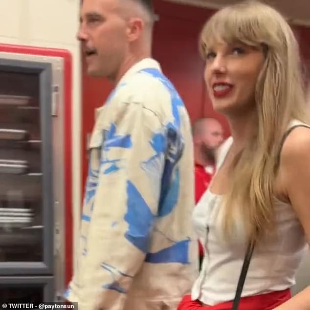 EXCLUSIVE: Taylor Swift’s private jet is spotted leaving Kansas City after pop superstar spent two nights with new flame and Chiefs tight end Travis Kelce