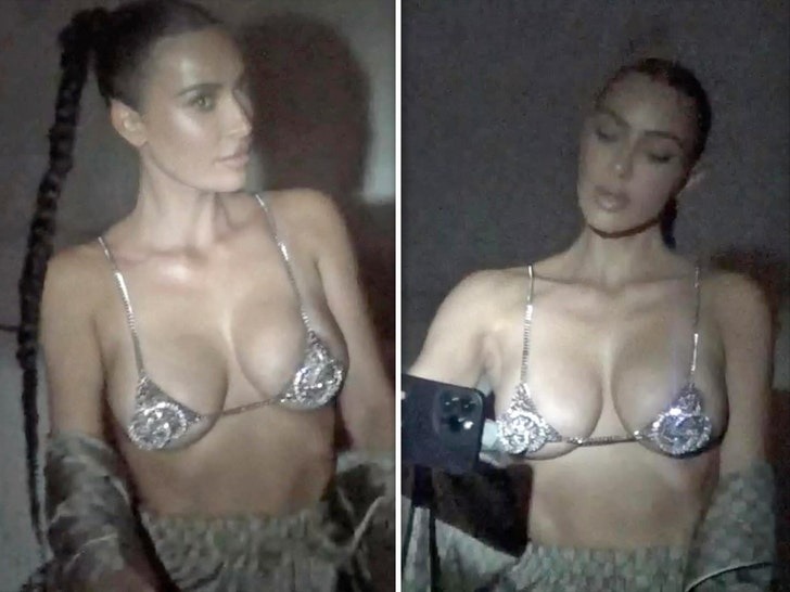 KIM KARDASHIAN STUNS IN GUCCI BIKINI … After Kendall And Bad Bunny’s Campaign