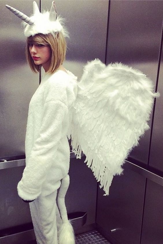 Today Was a Fairytale for Taylor Swift, Who Dressed as a Winged Unicorn for Halloween