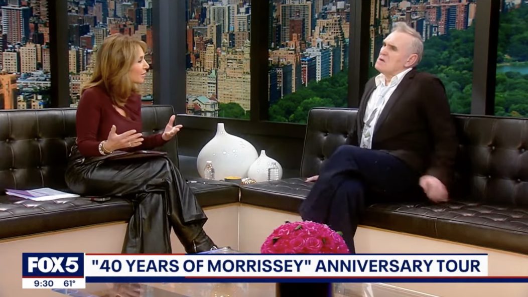 Watch Morrissey on FOX 5’s ‘Good Day New York’ talk Miley Cyrus, beef w/ Capitol Records & other squirmy subjects