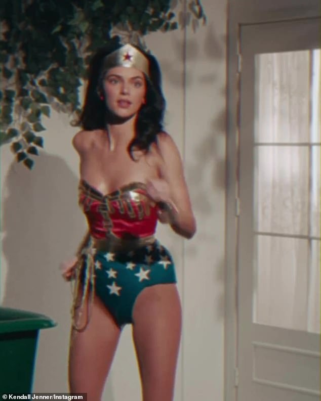 Kendall Jenner’s Halloween costume receives Wonder Woman Lynda Carter’s approval – as A-list stars share incredible looks on Instagram