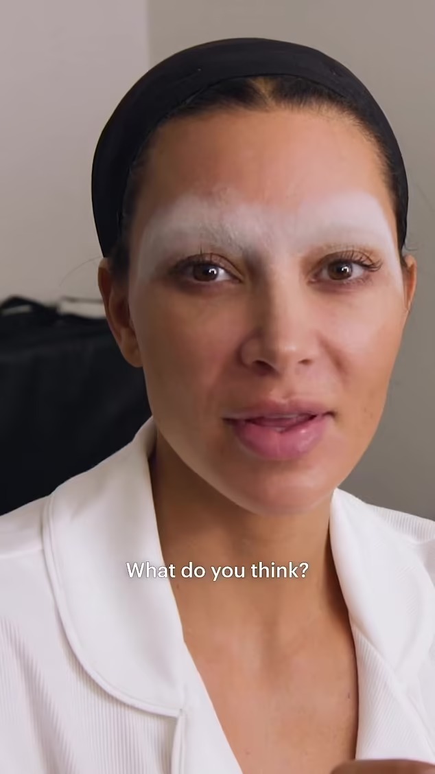 Kim Kardashian is ROASTED by son Saint, 7, over ‘bad’ American Horror Story makeup as star feels ‘insecure’ over acting in Kardashian’s trailer