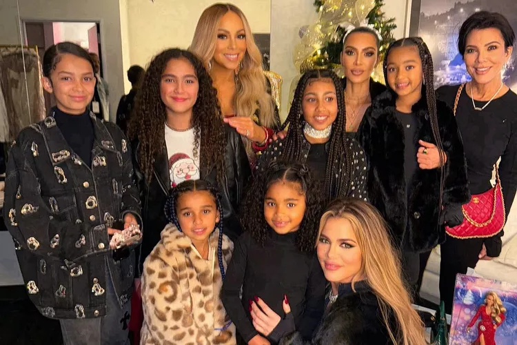 Mariah Carey and Daughter Monroe Pose with Kim and Khloé Kardashian and Their Girls: ‘Magical Memories’