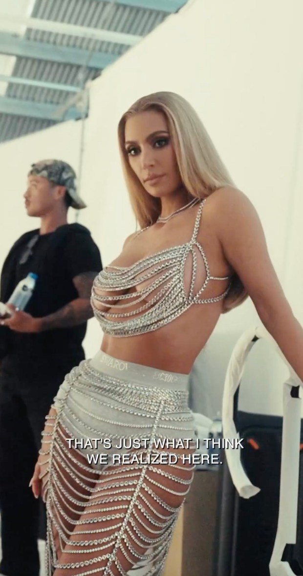 TAKE OVER ‘Inflated’ Kim Kardashian ‘takes credit for nervous’ Skims creative director’s work in Swarovski ‘pose off,’ expert says