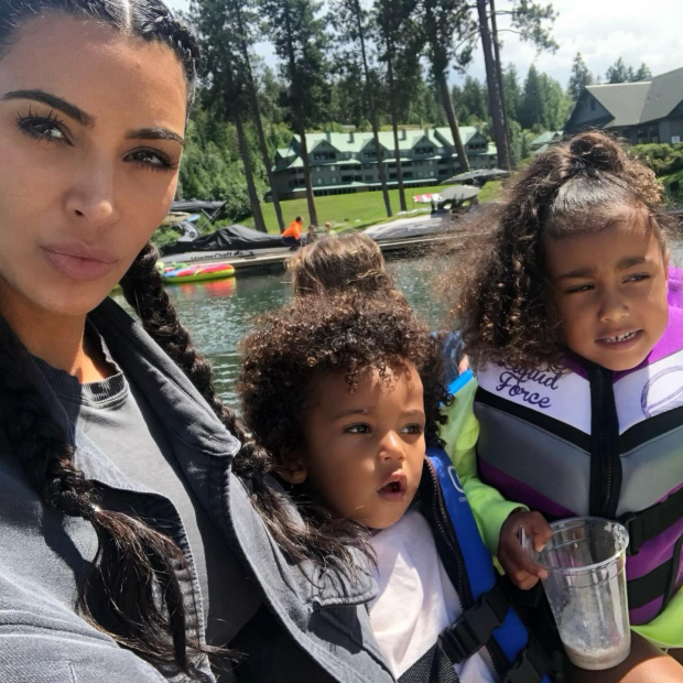 KEEP UP! Kim Kardashian caught out in ‘lie’ as she shares Idaho lake getaway pics with North, Saint, Chicago, and Psalm